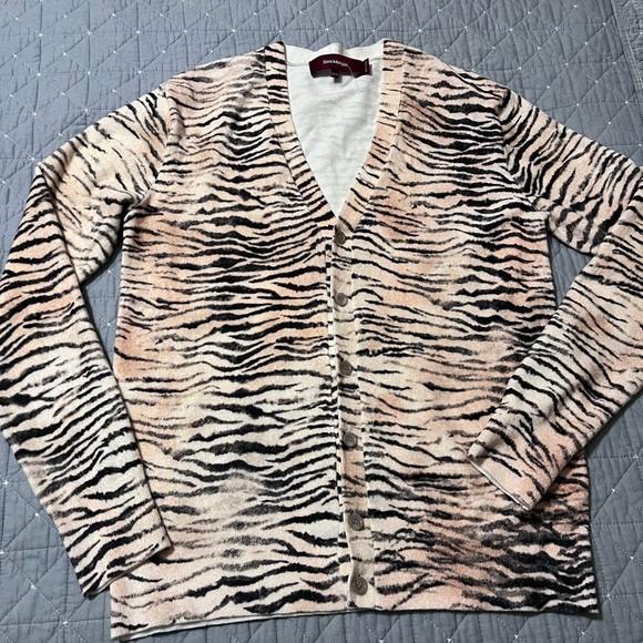 Sies Marjan - Otto Tiger-Print Chenille
Cardigan - Neutrals - Picture 2 of 5